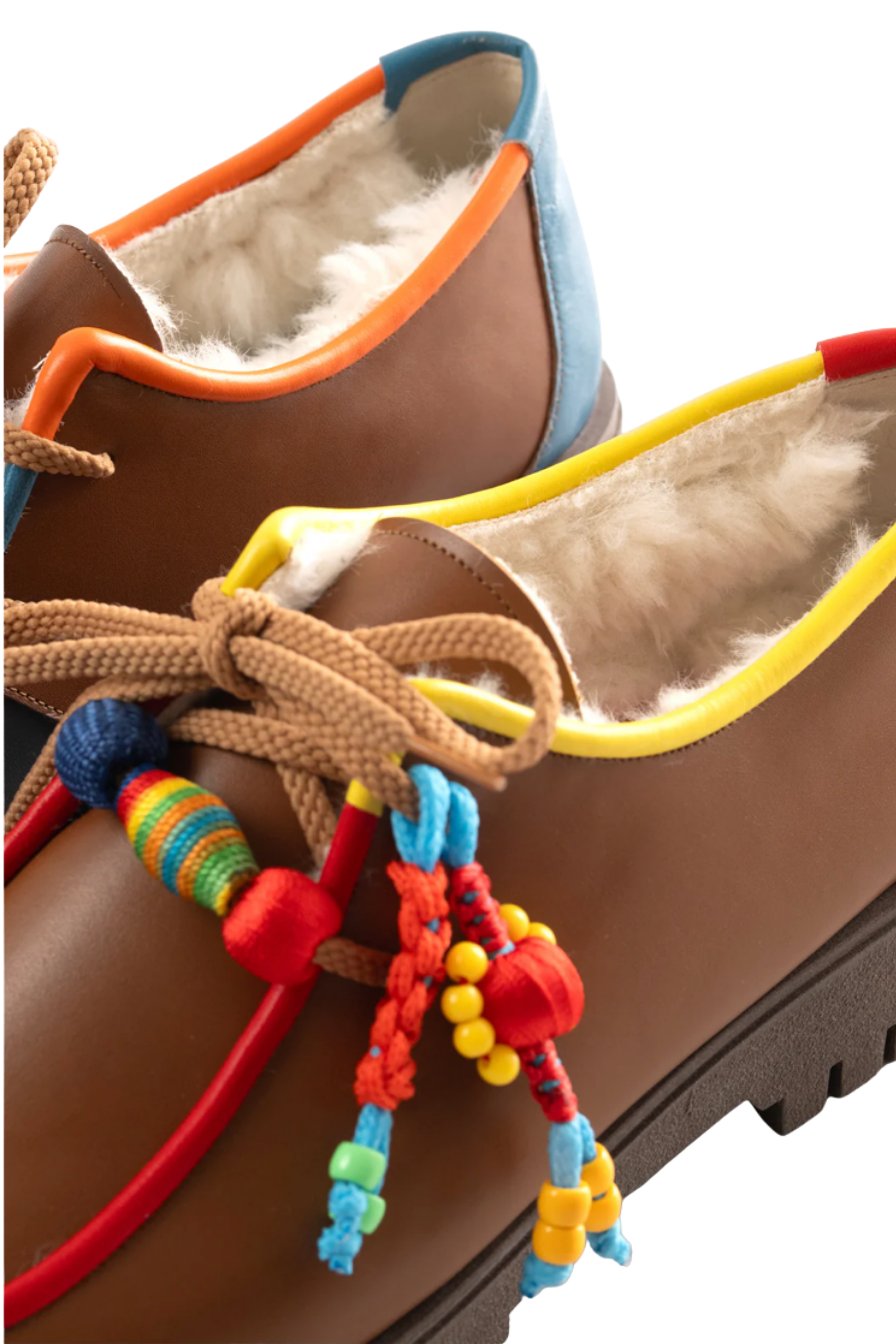 Elina Linardaki Piñata Brown Loafers