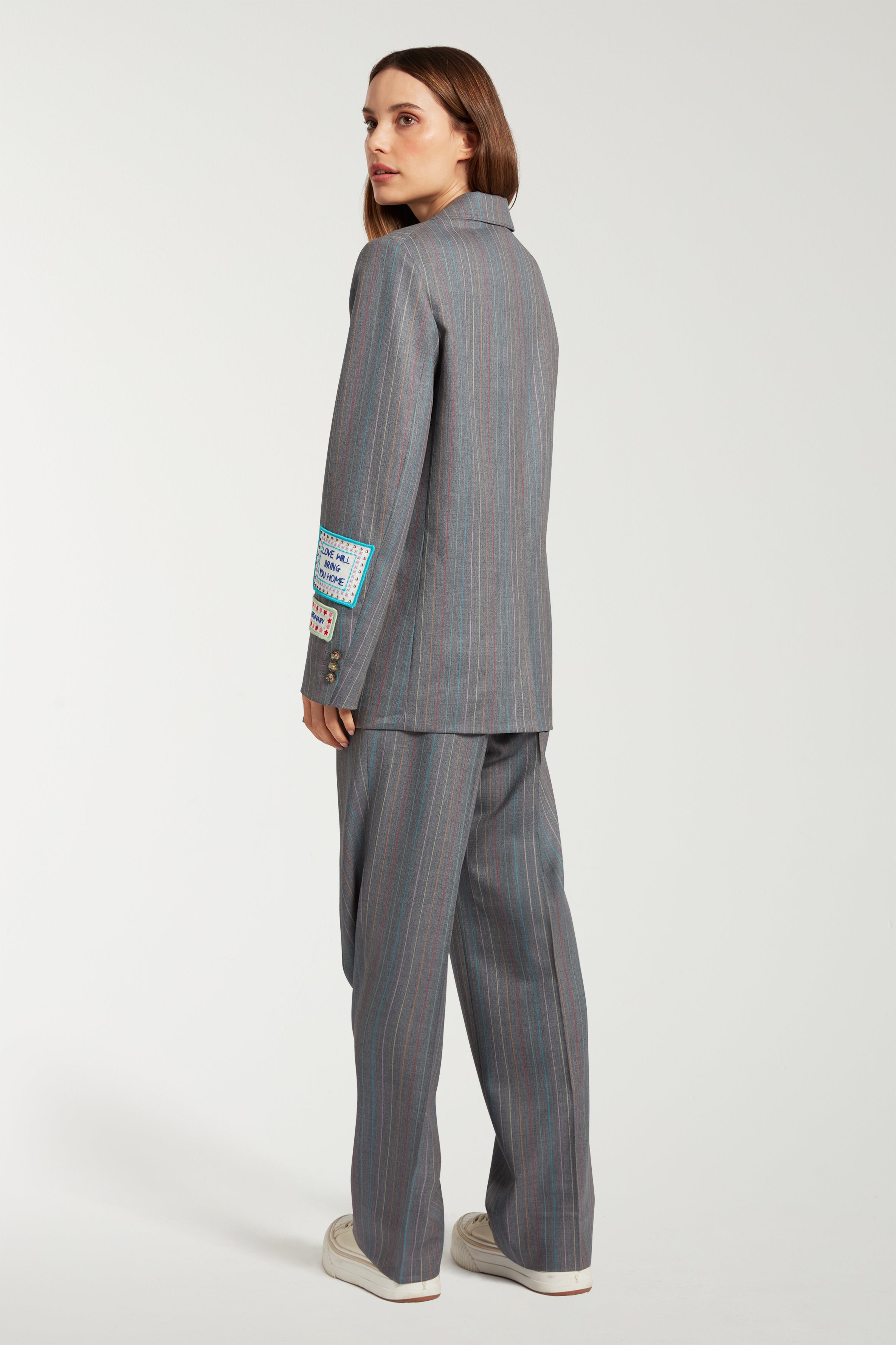 Embroidered Patch Jacket