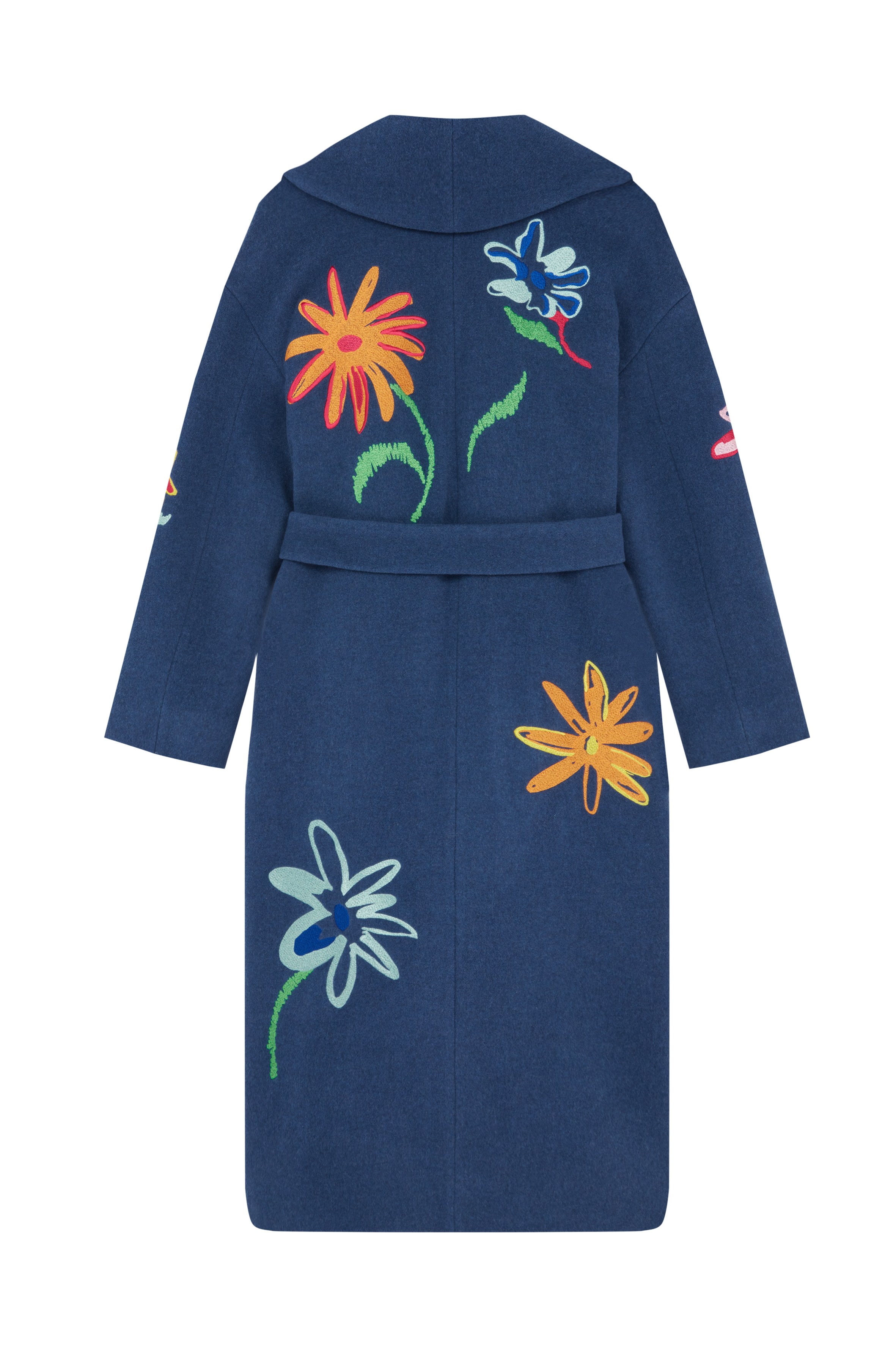 Embroidered Flower Coat