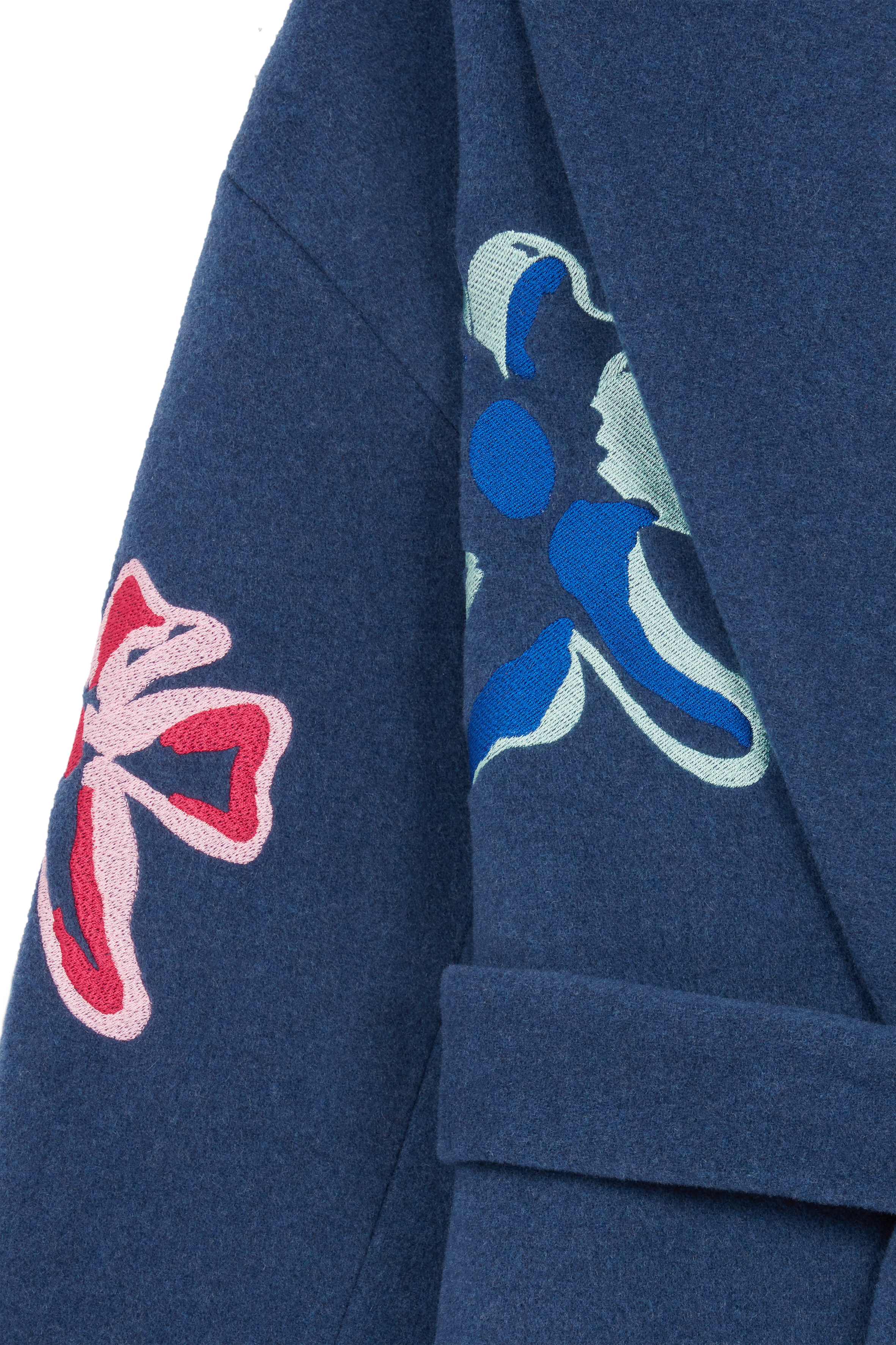 Embroidered Flower Coat