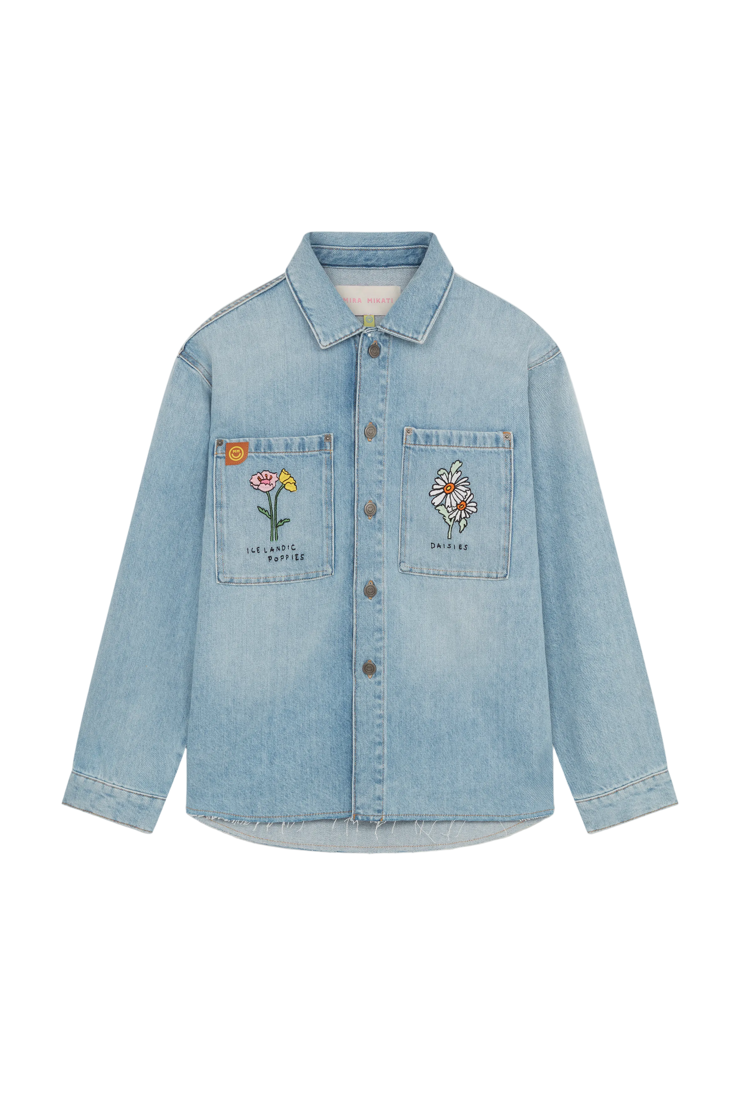 Fleuriste Embroidered Denim Jacket