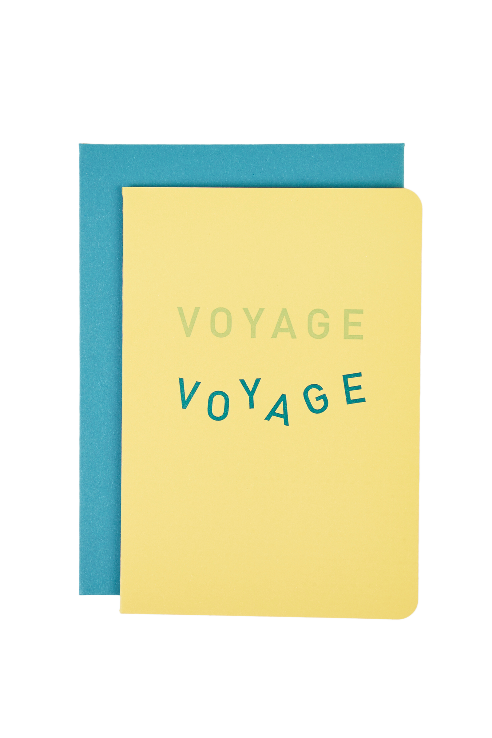Le Typographe Voyage Voyage Folded Envelope