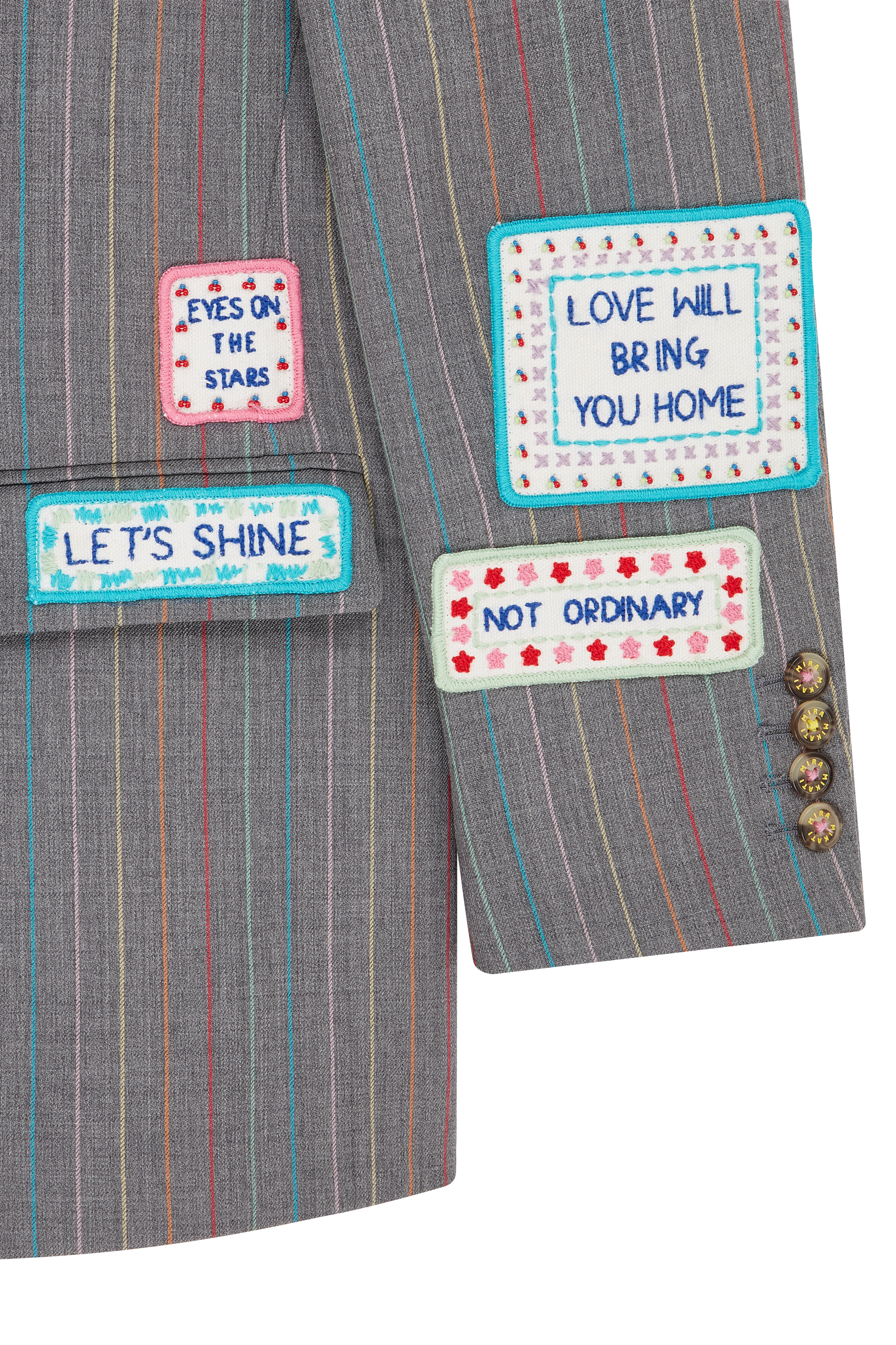 Embroidered Patch Jacket