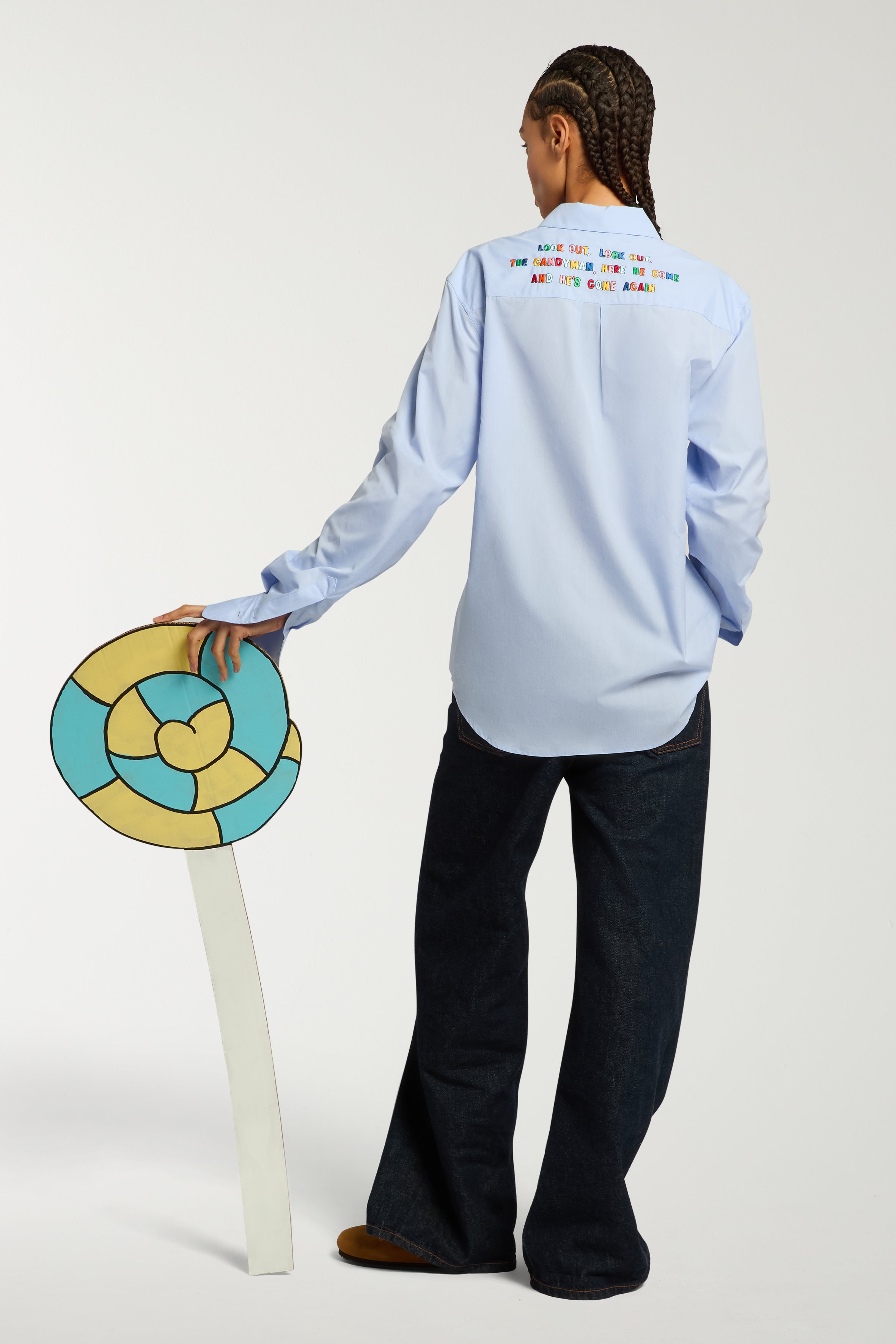 Grateful Dead x Mira Mikati 'Candyman' Embroidered Shirt