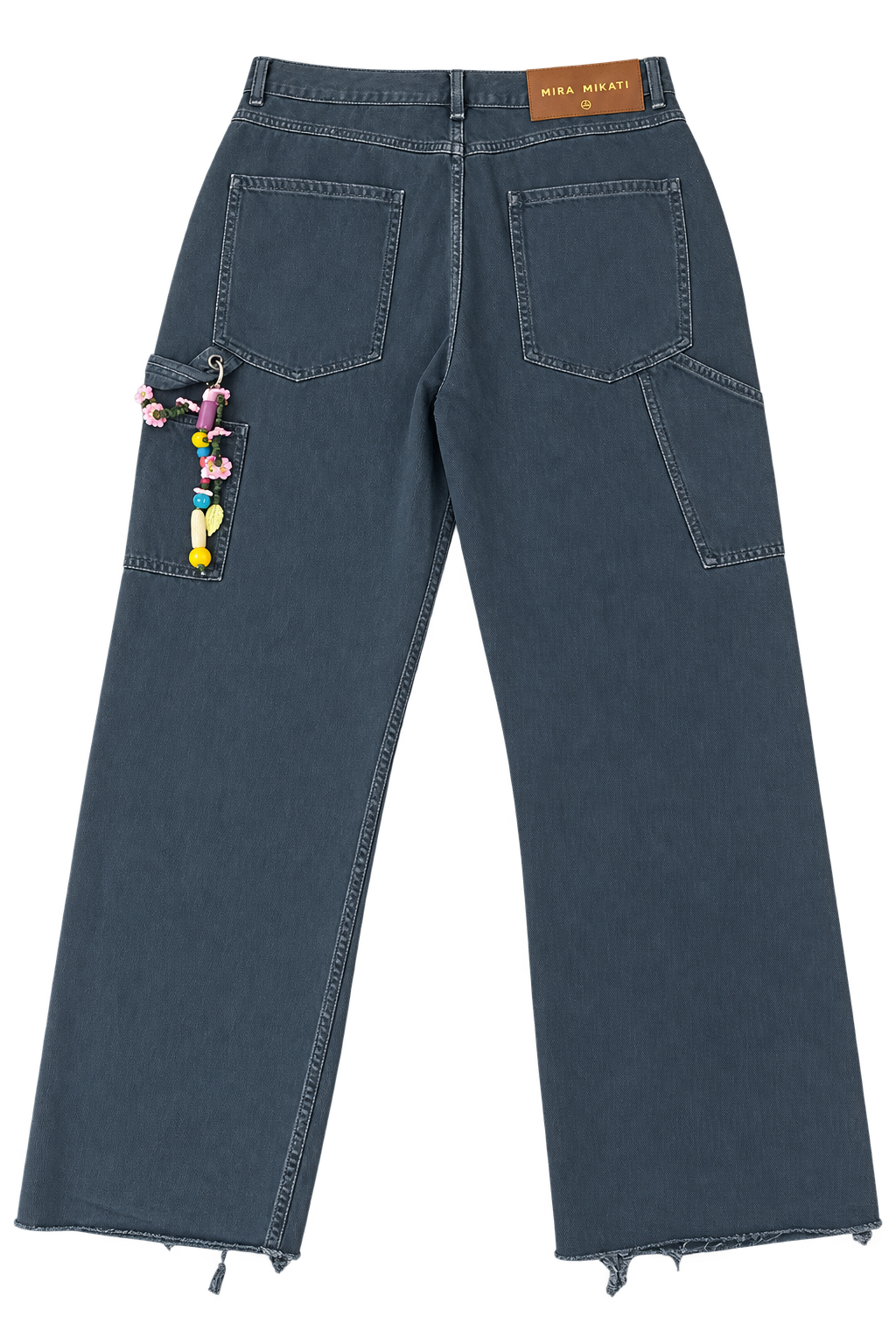 Relaxed Carpenter Jeans With Bead Charm