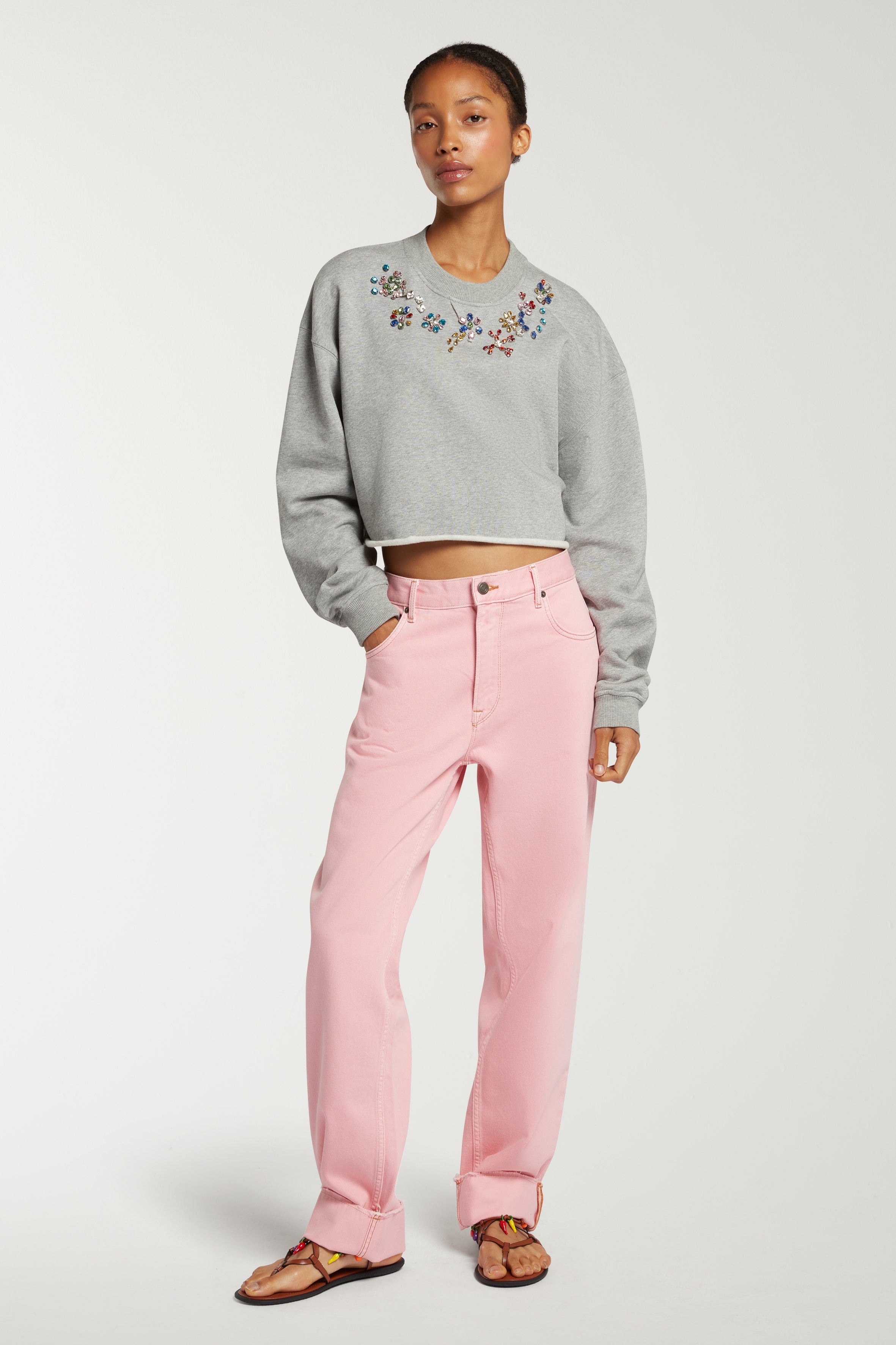 Pink 5 Pocket Jean