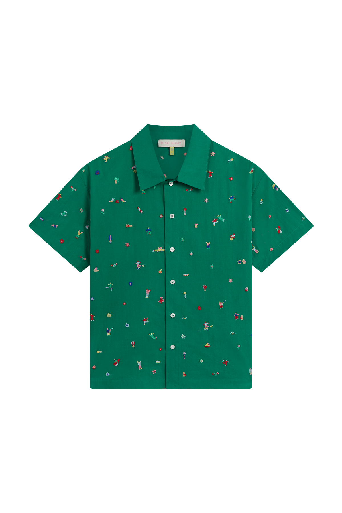 Hand Embroidered Small Motif Shirt