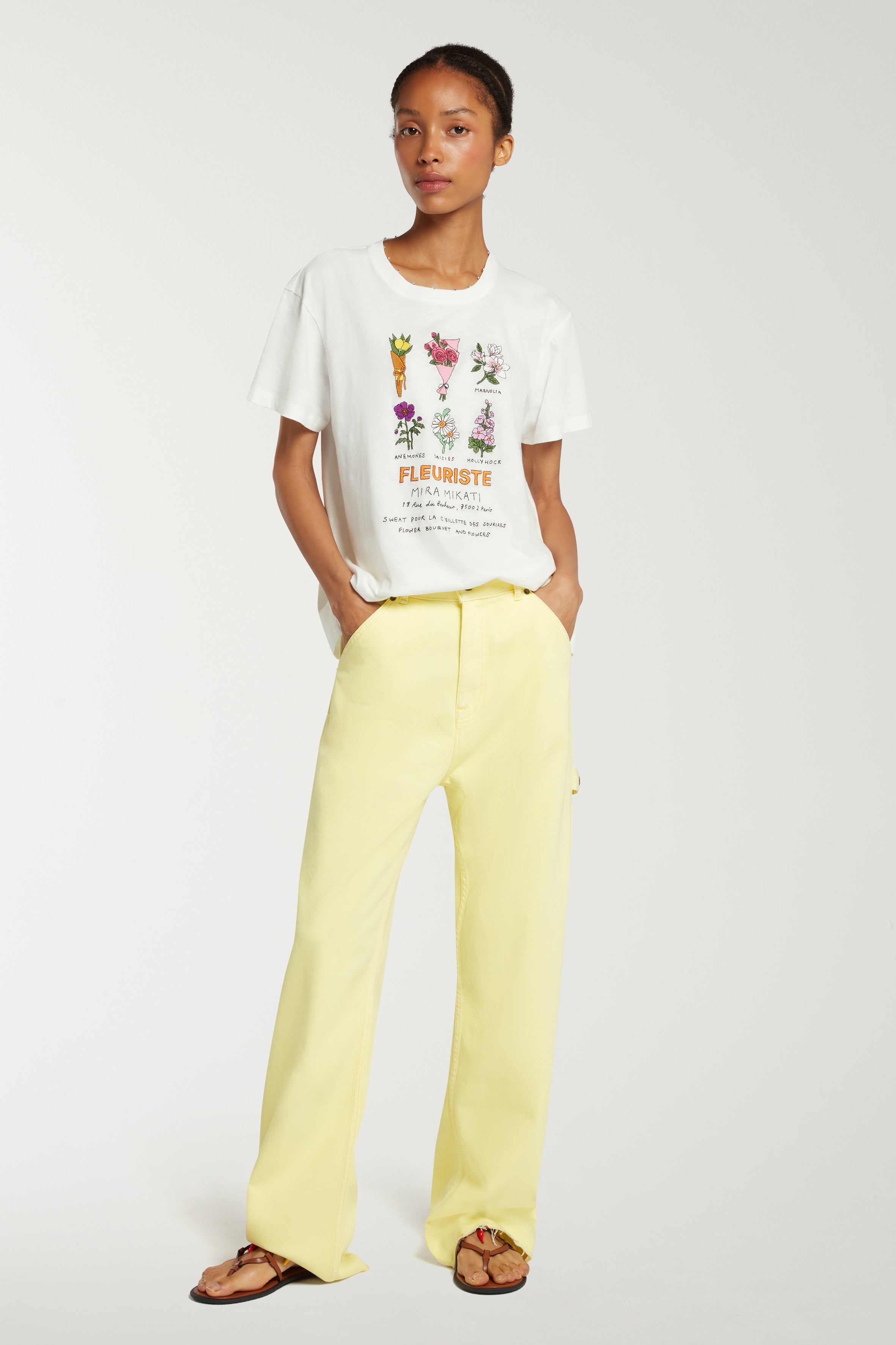 Slub Tee With Embroidery