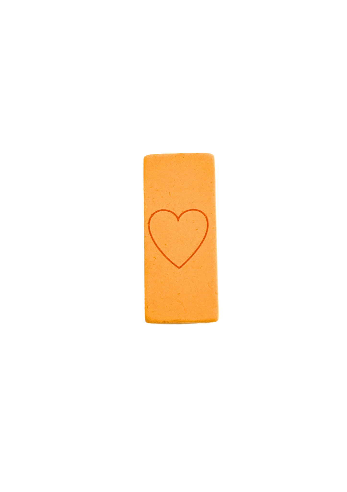 Le Typographe Pink Heart Eraser