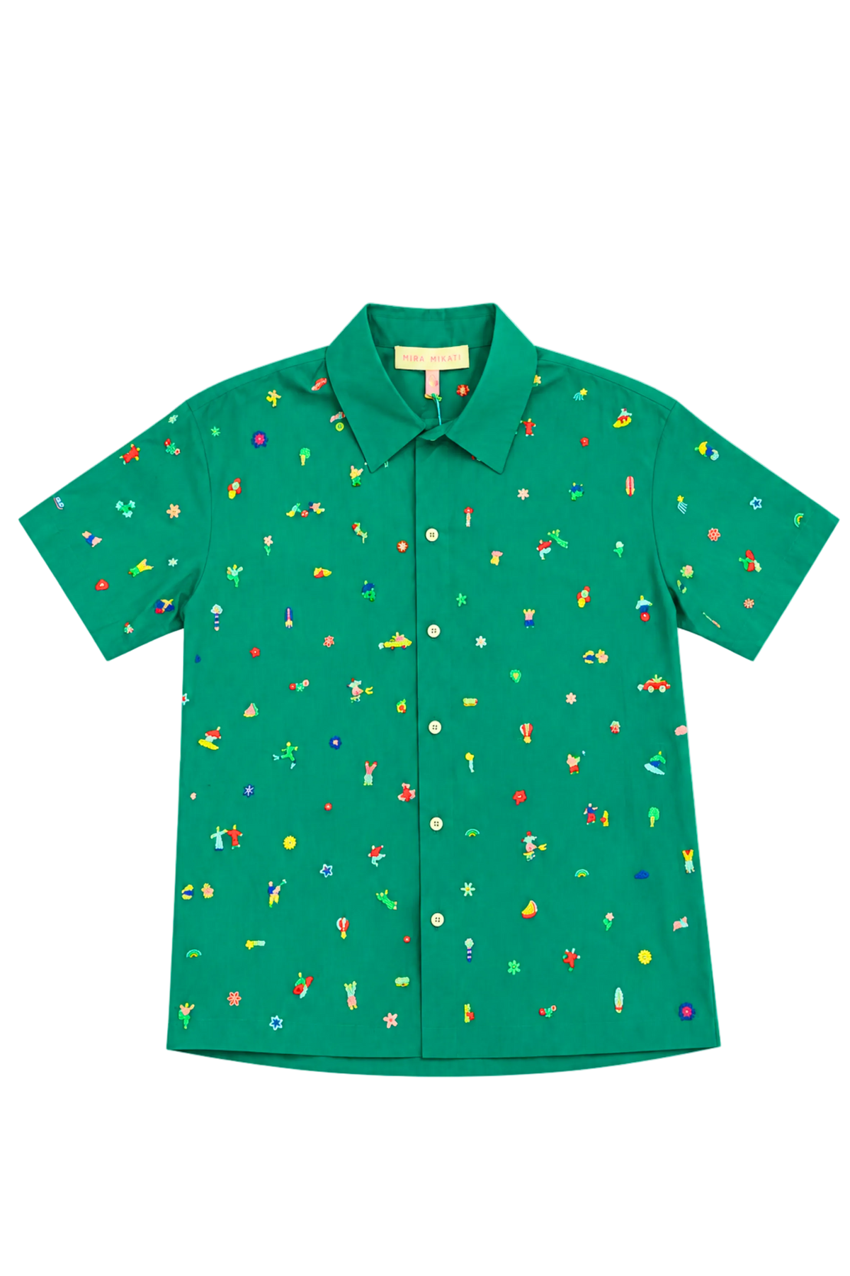 Hand Embroidered Small Motif Shirt