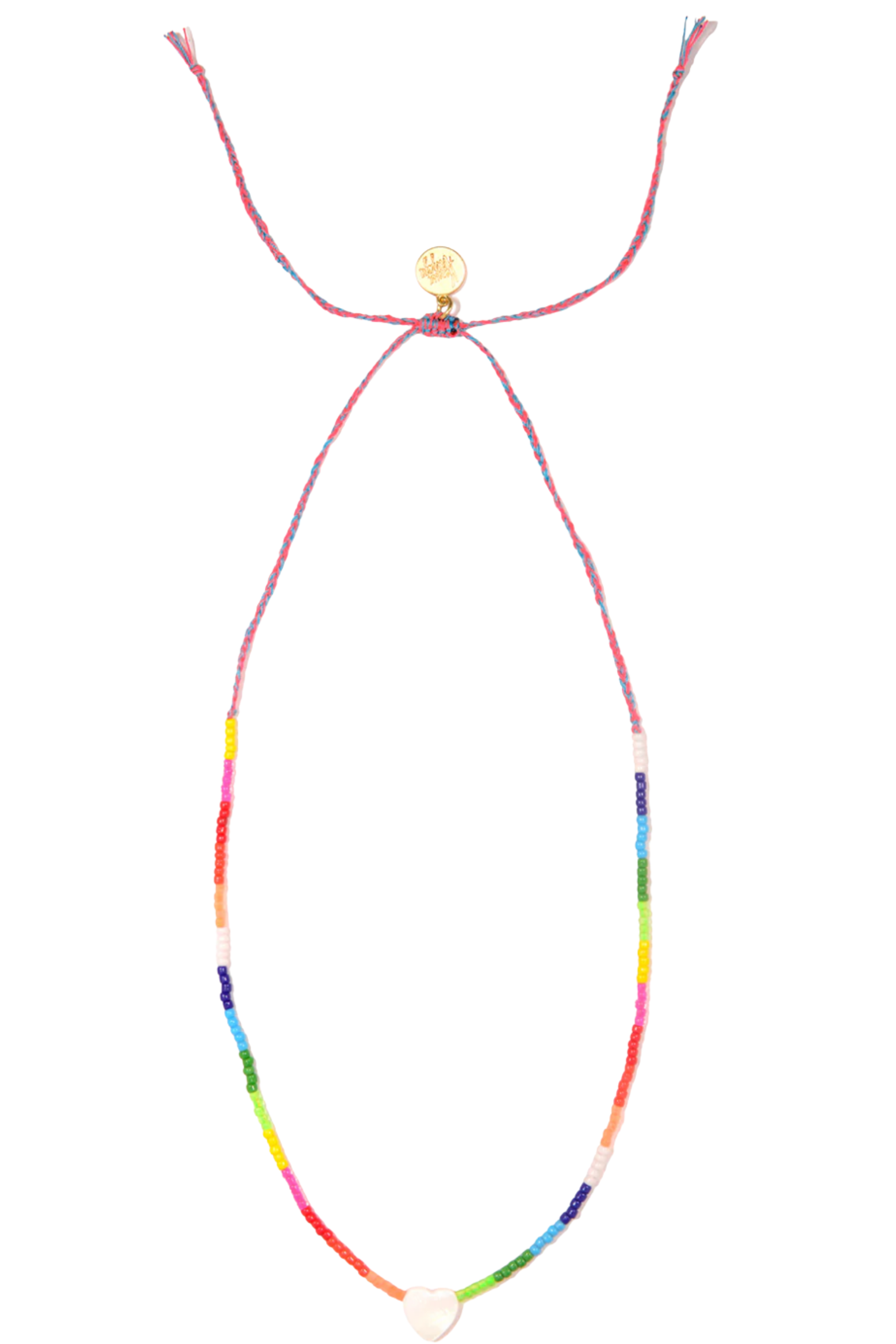 Venessa Arizaga Rainbow Heartbeat Necklace
