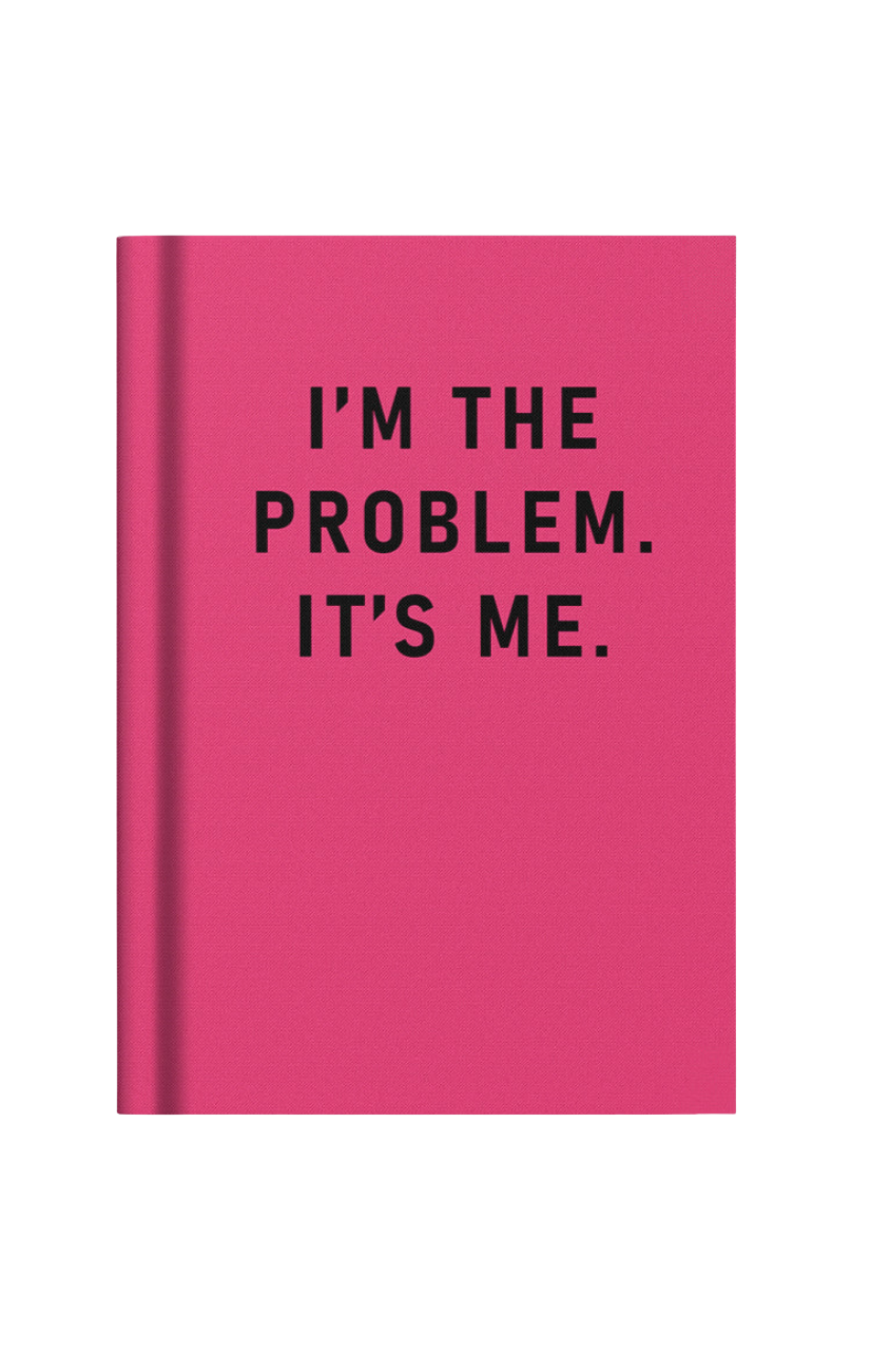 Ohh Deer I'm The Problem, It's Me Fabric Hardback Notebook