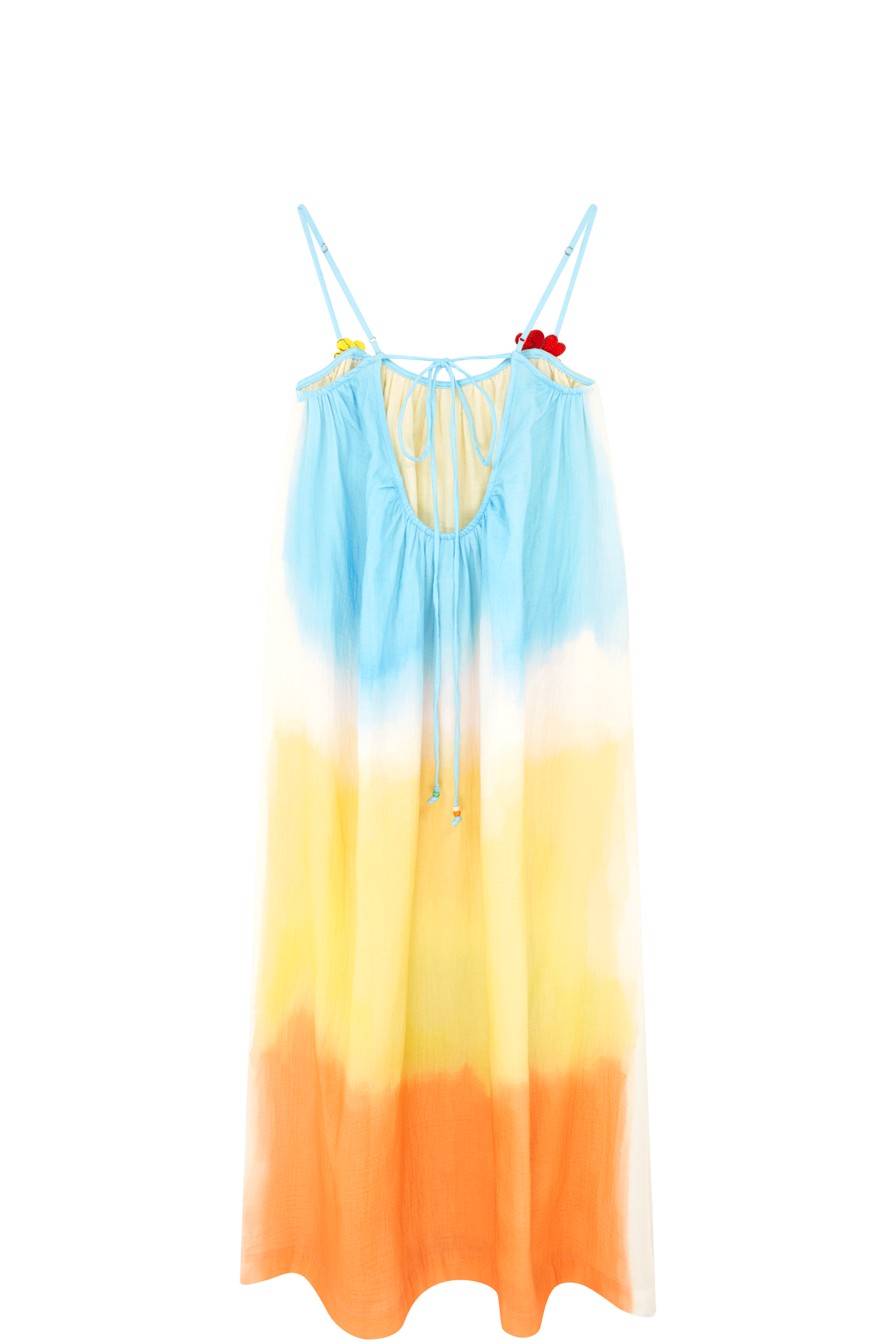 Ombre Printed Tie Strap Sundress 