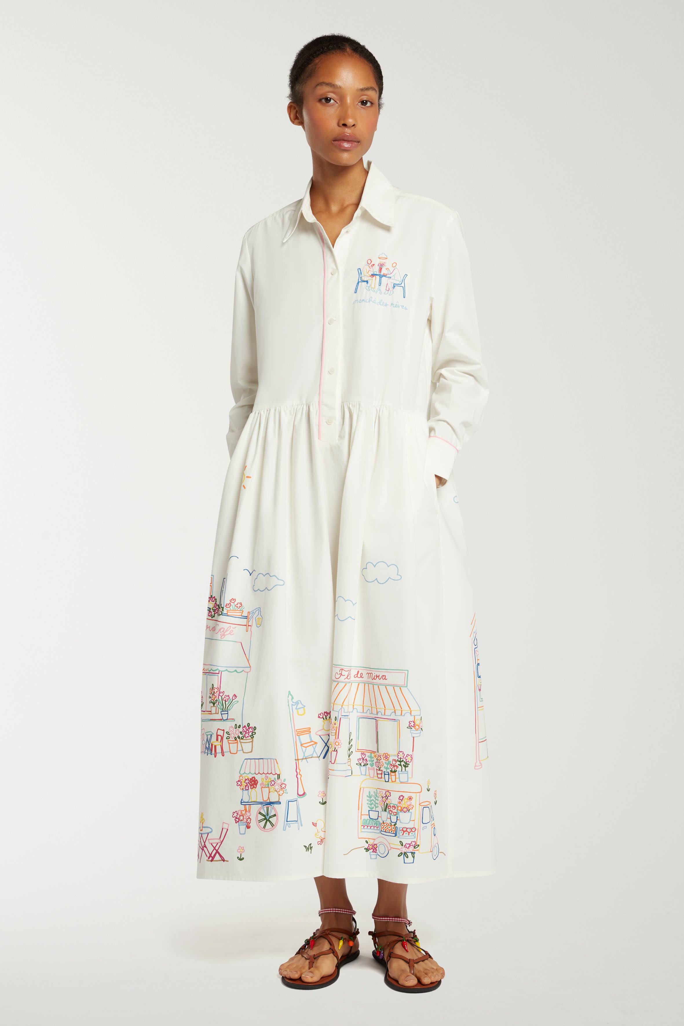 Cafe Scene Dress