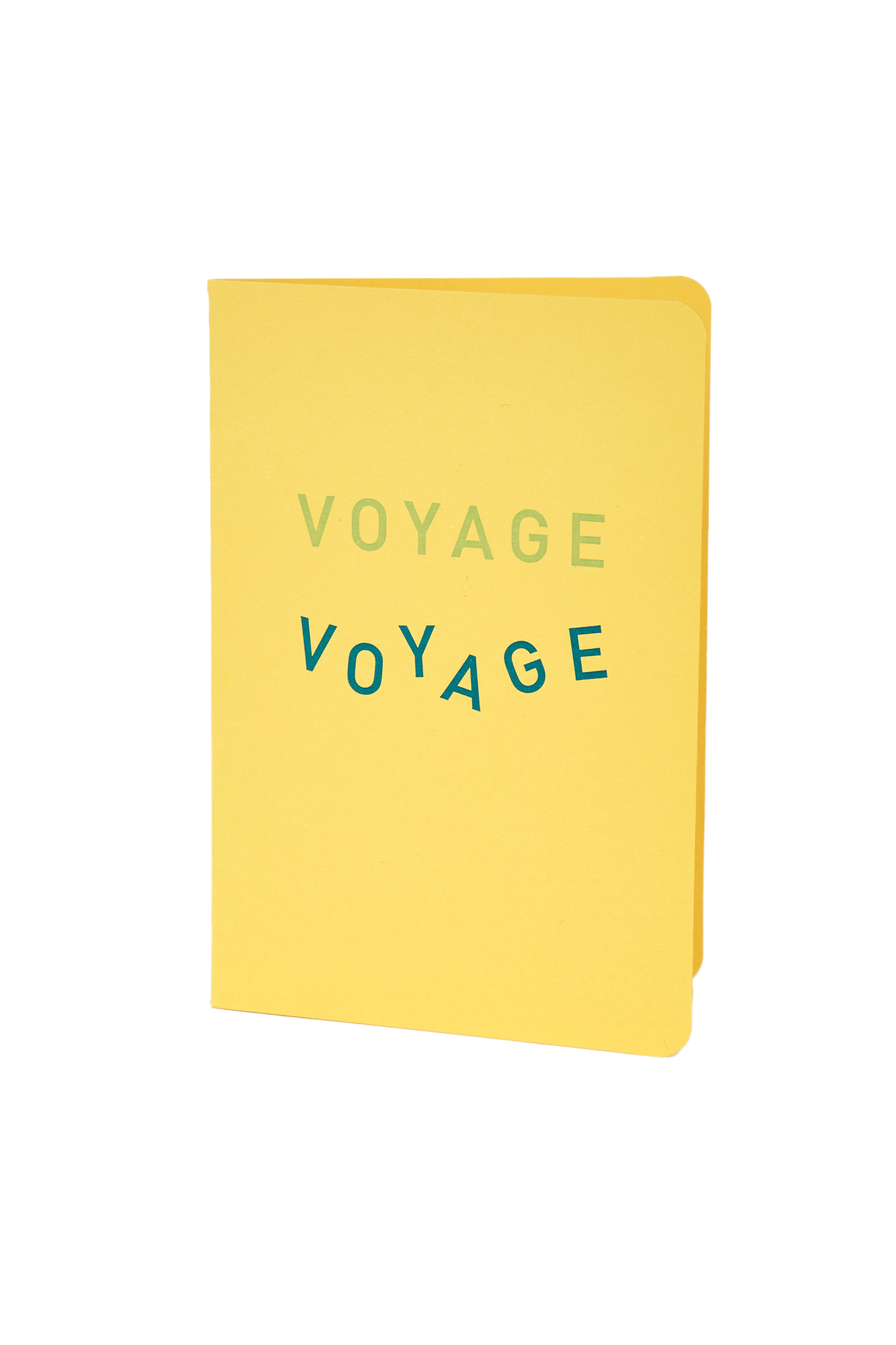 Le Typographe Voyage Voyage Folded Envelope