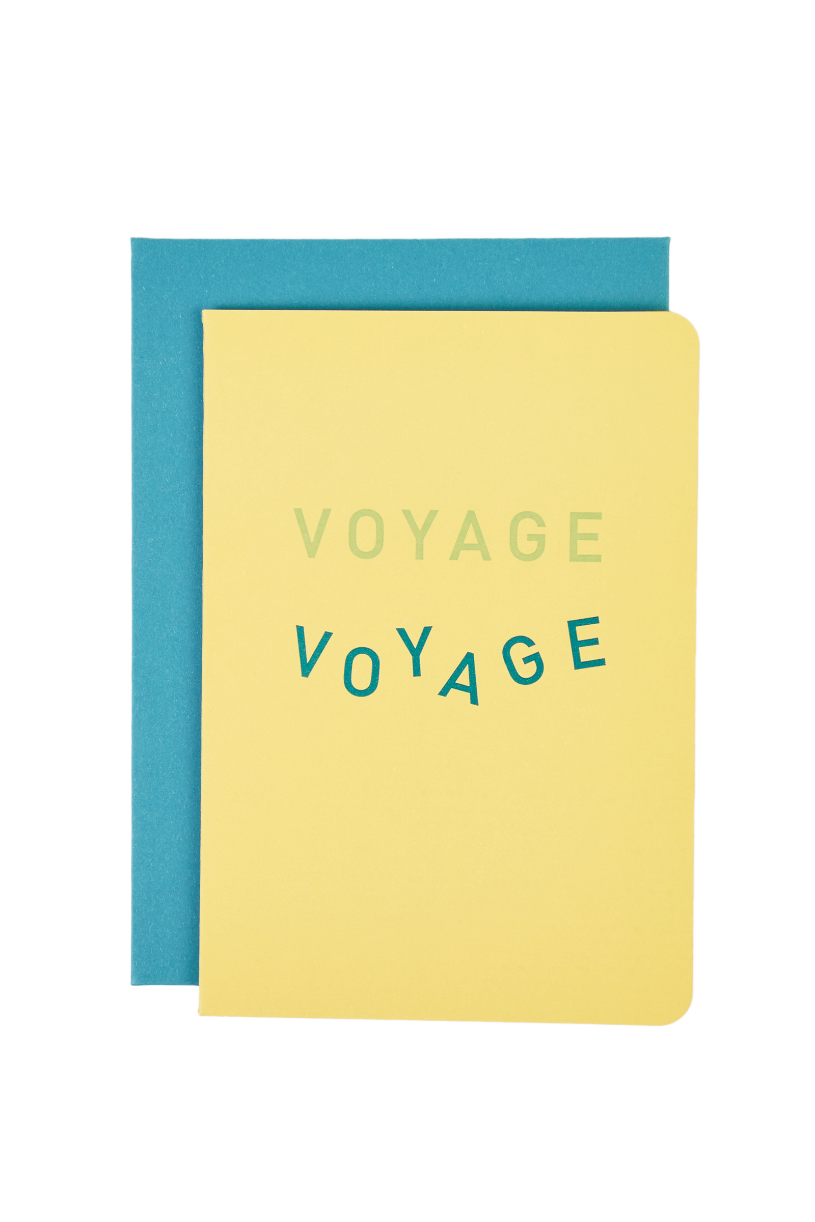 Le Typographe Voyage Voyage Folded Envelope 