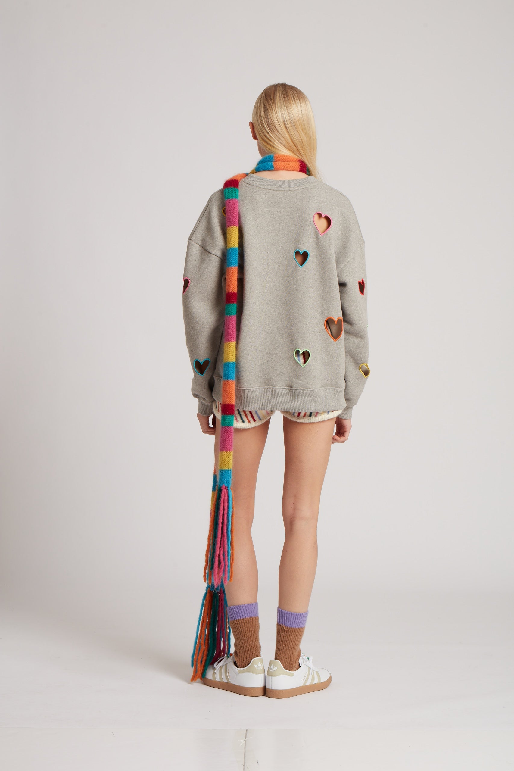 Cut-Out Heart Sweatshirt