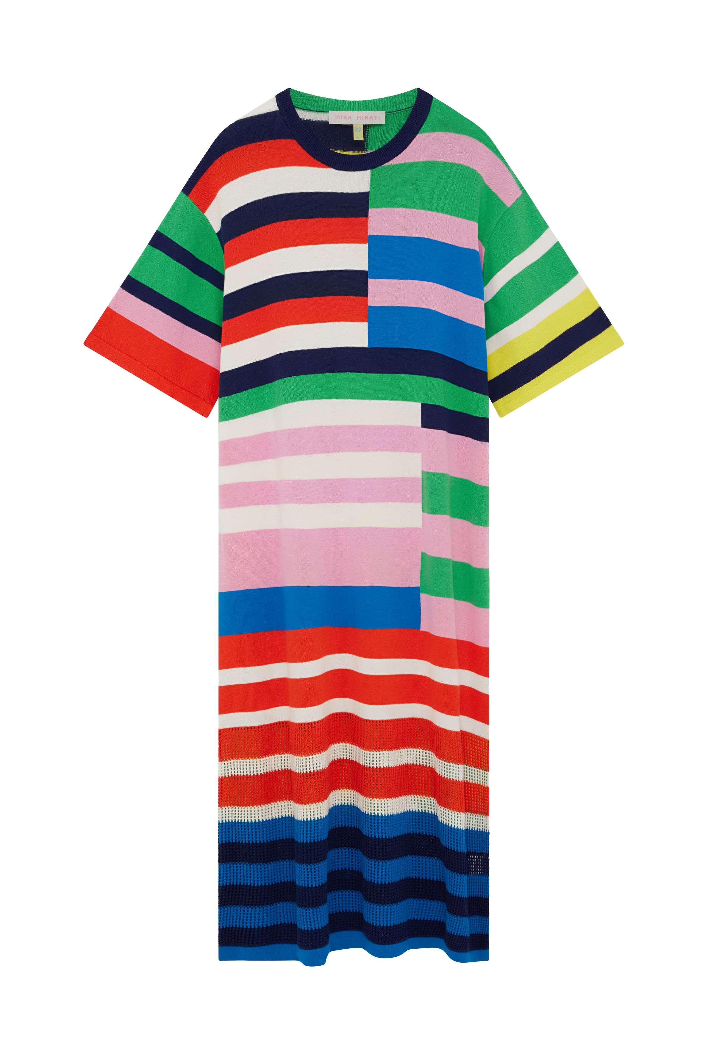 Knit Stripe T-Shirt Dress