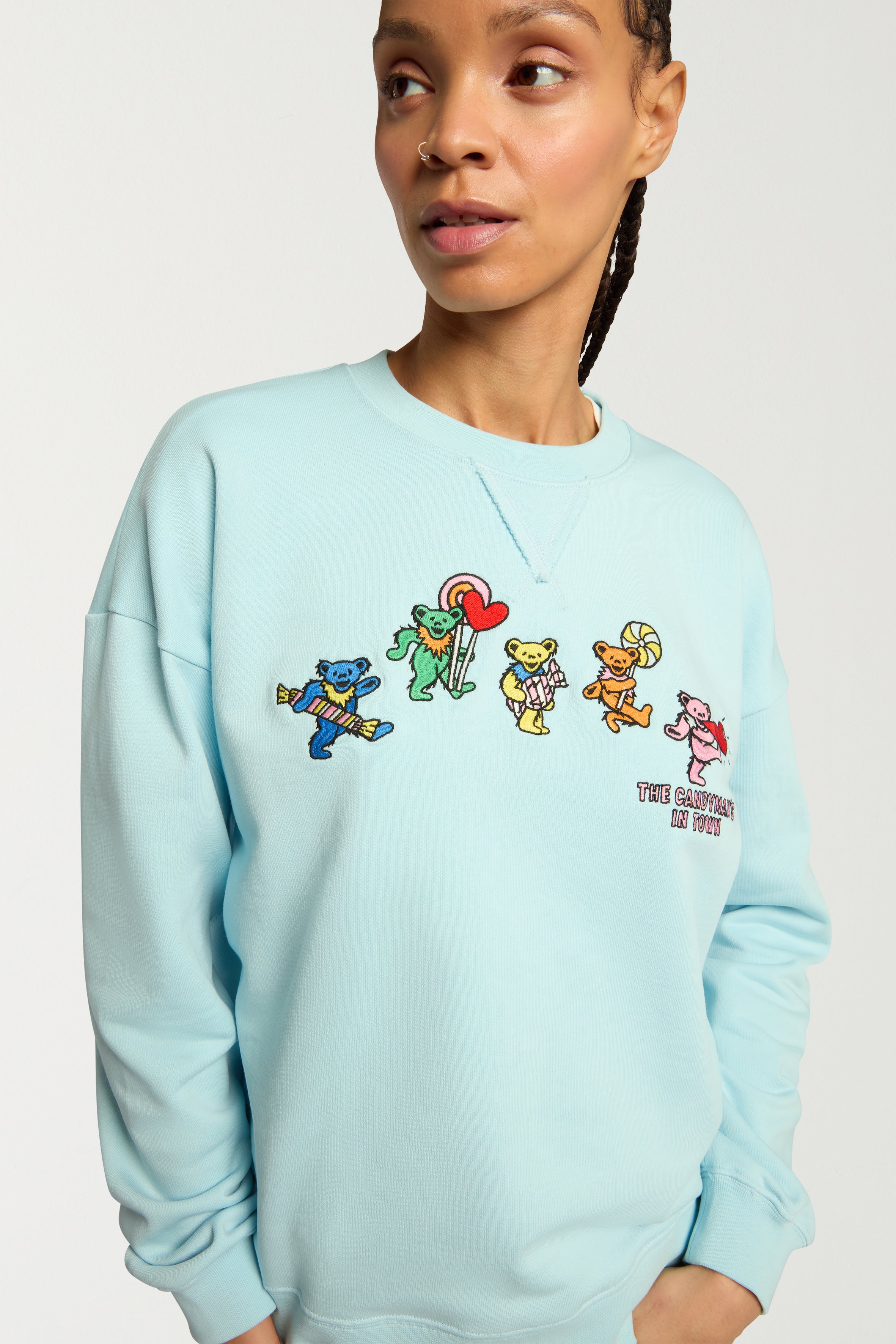 Grateful Dead x Mira Mikati Candyman Embroidered Sweatshirt