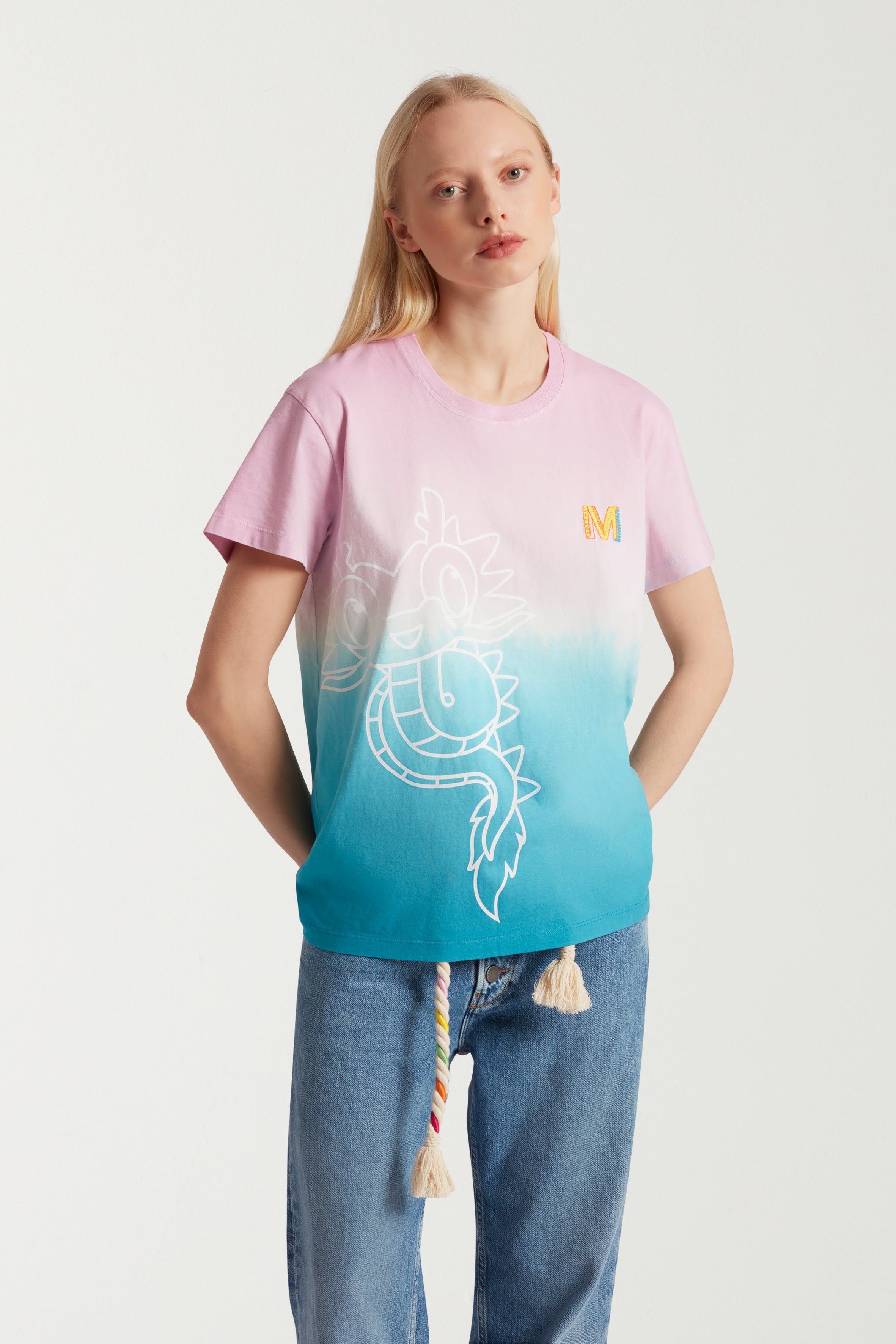 Mulberry x Mira Mikati Printed Dragon Tee Shirt 
