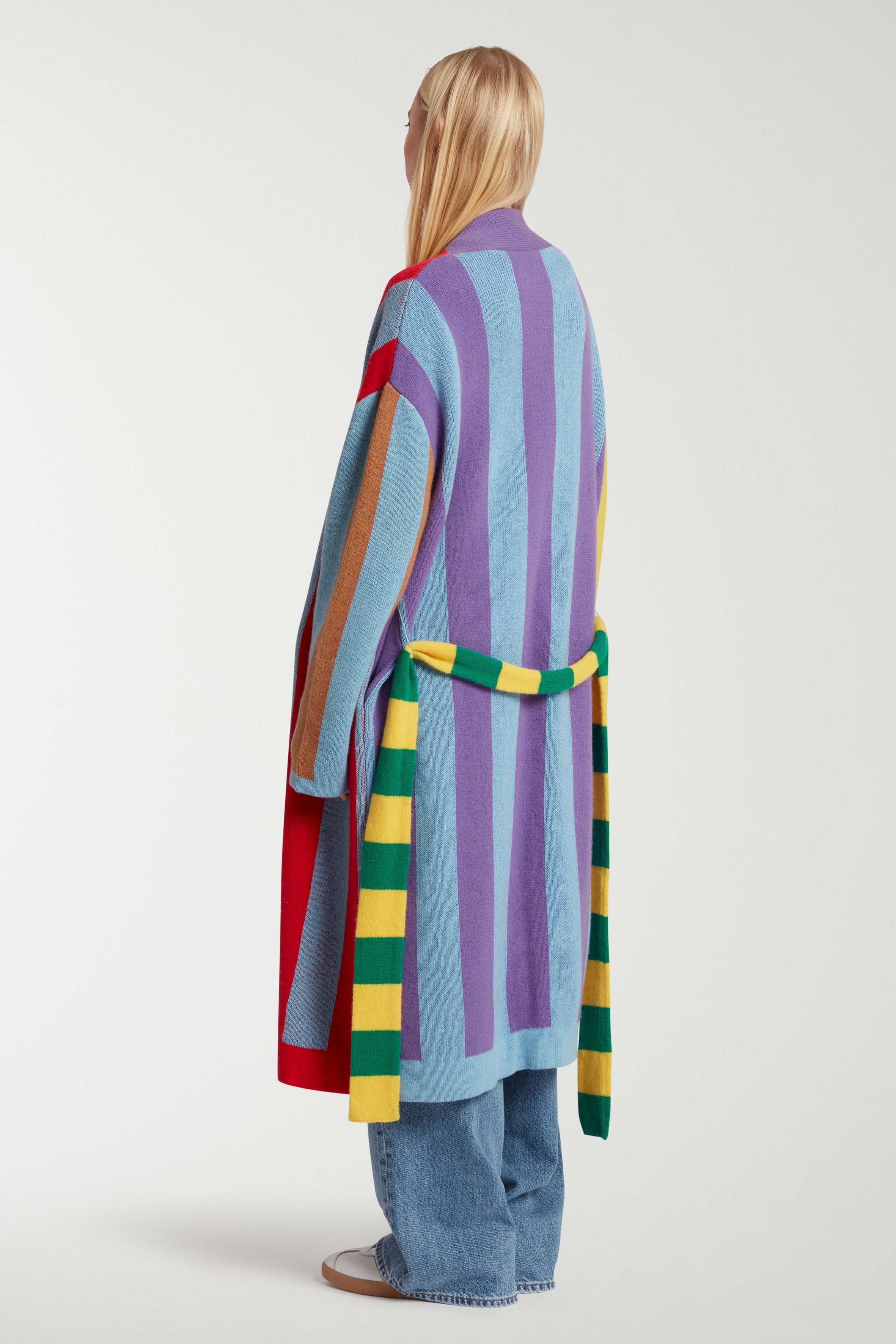 Colorblock Stripe Cardigan 