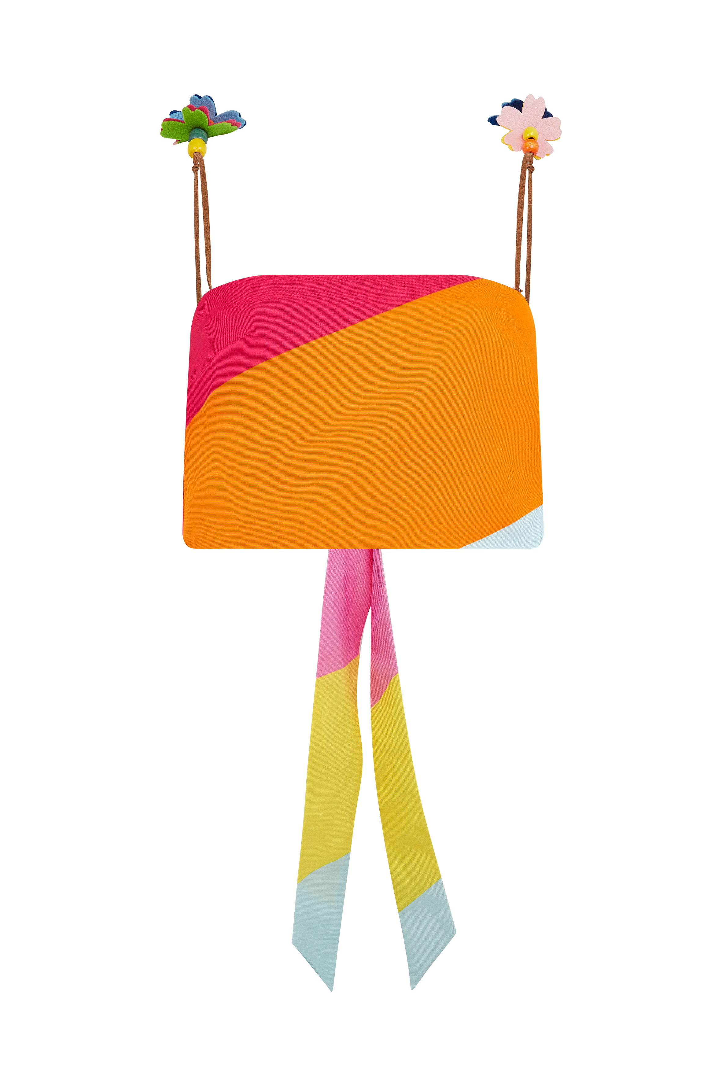 Short Top With Flower Straps