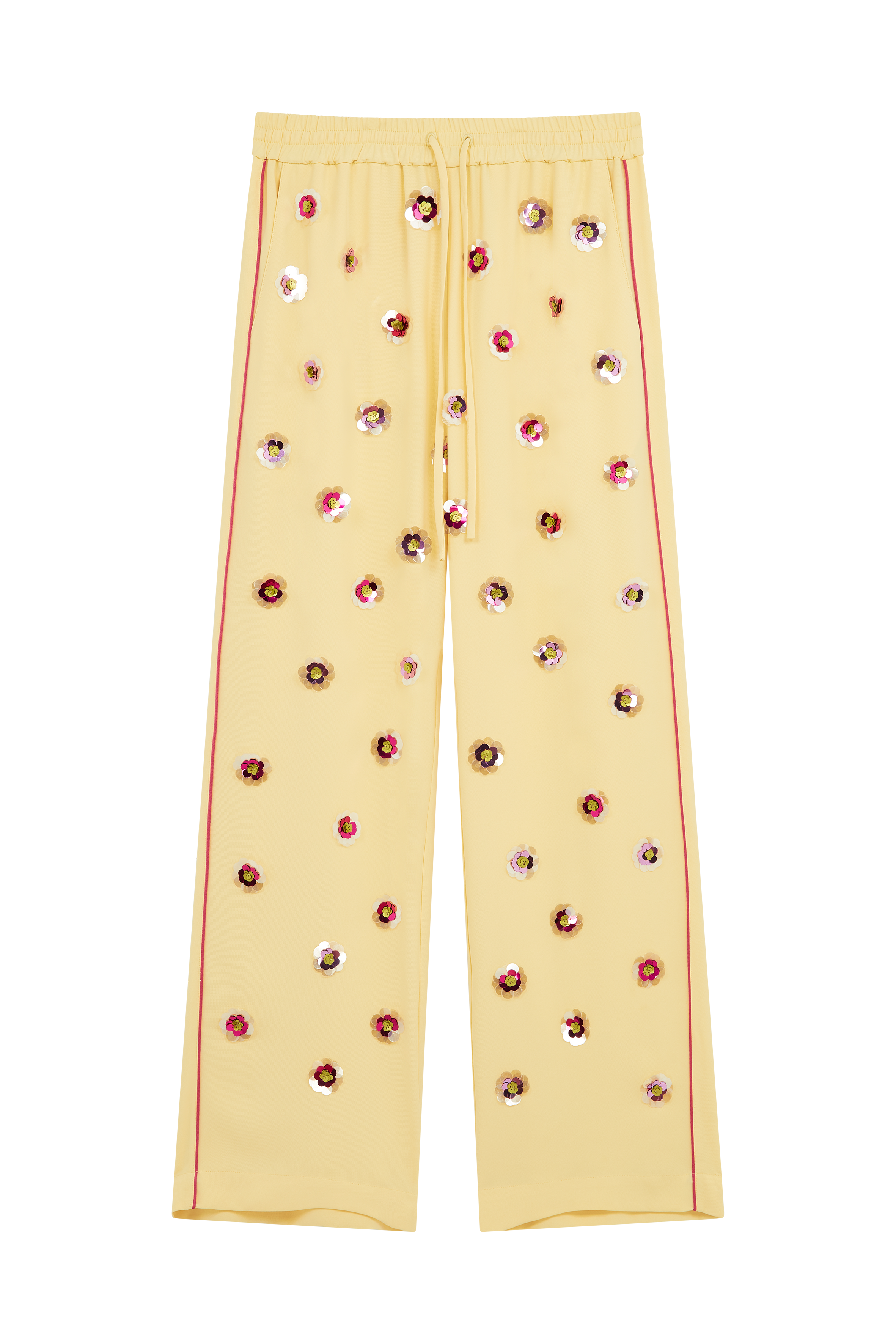Sequin Flower Trousers