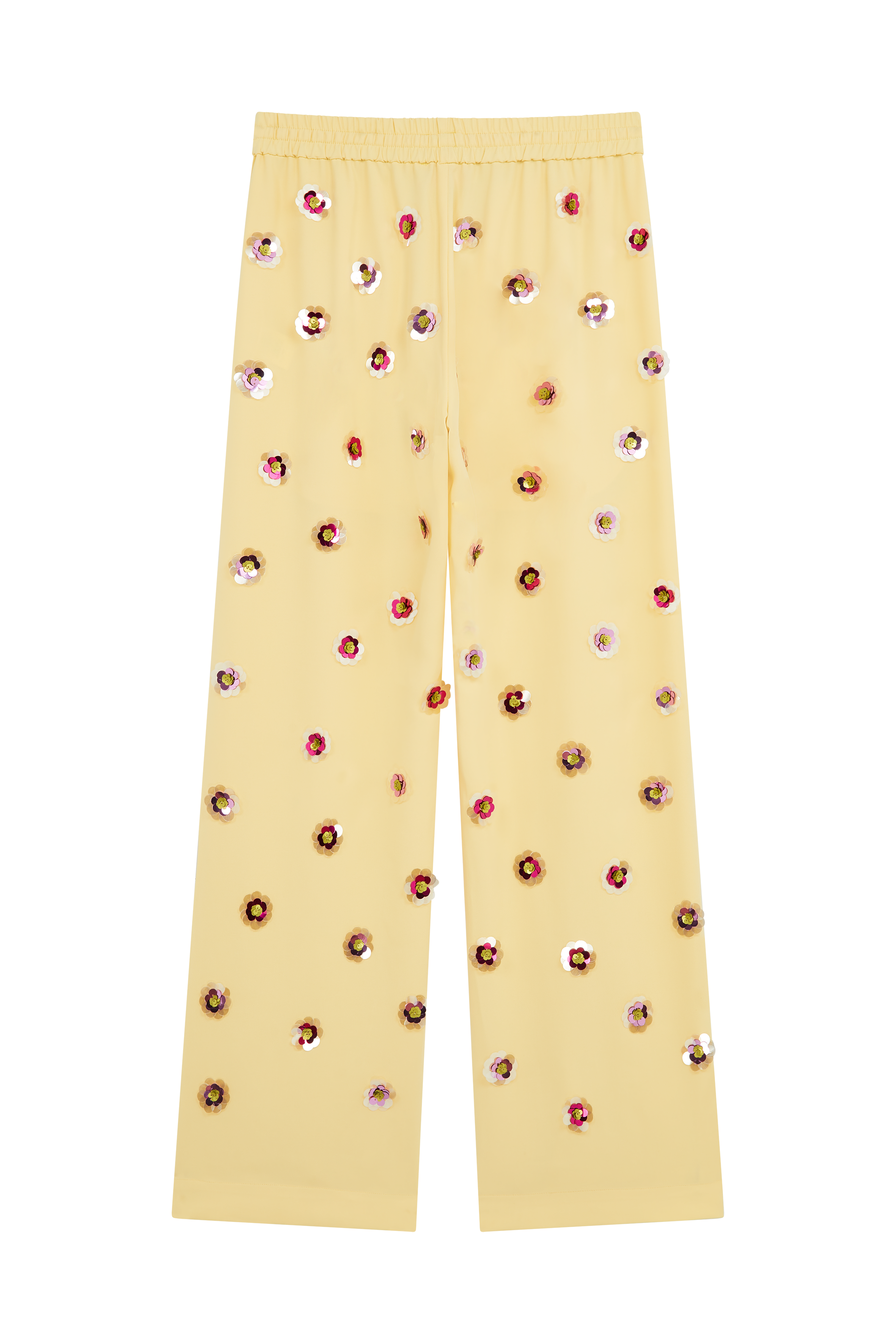 Sequin Flower Trousers