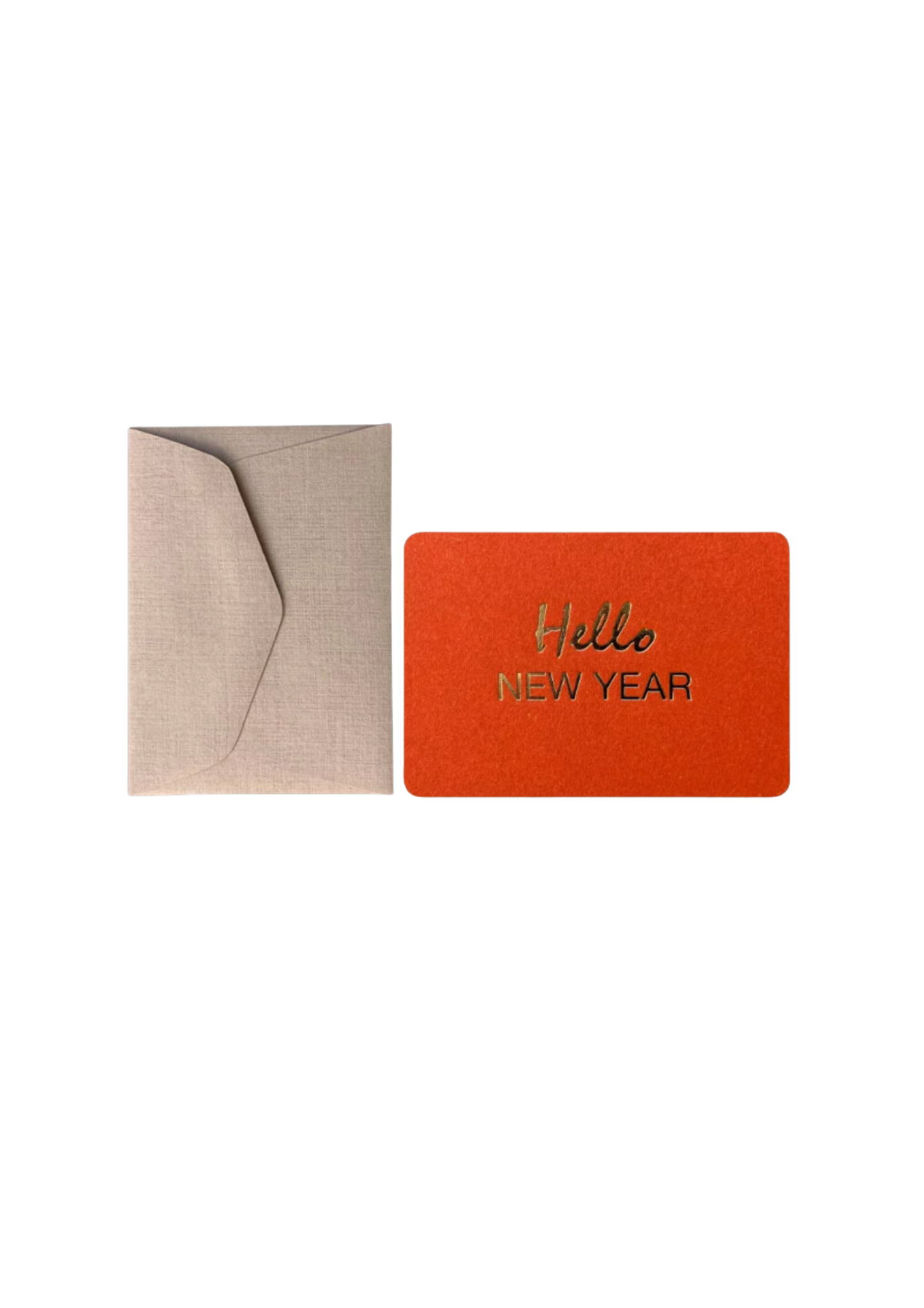 Le Typographe Hello New Year Mini Card