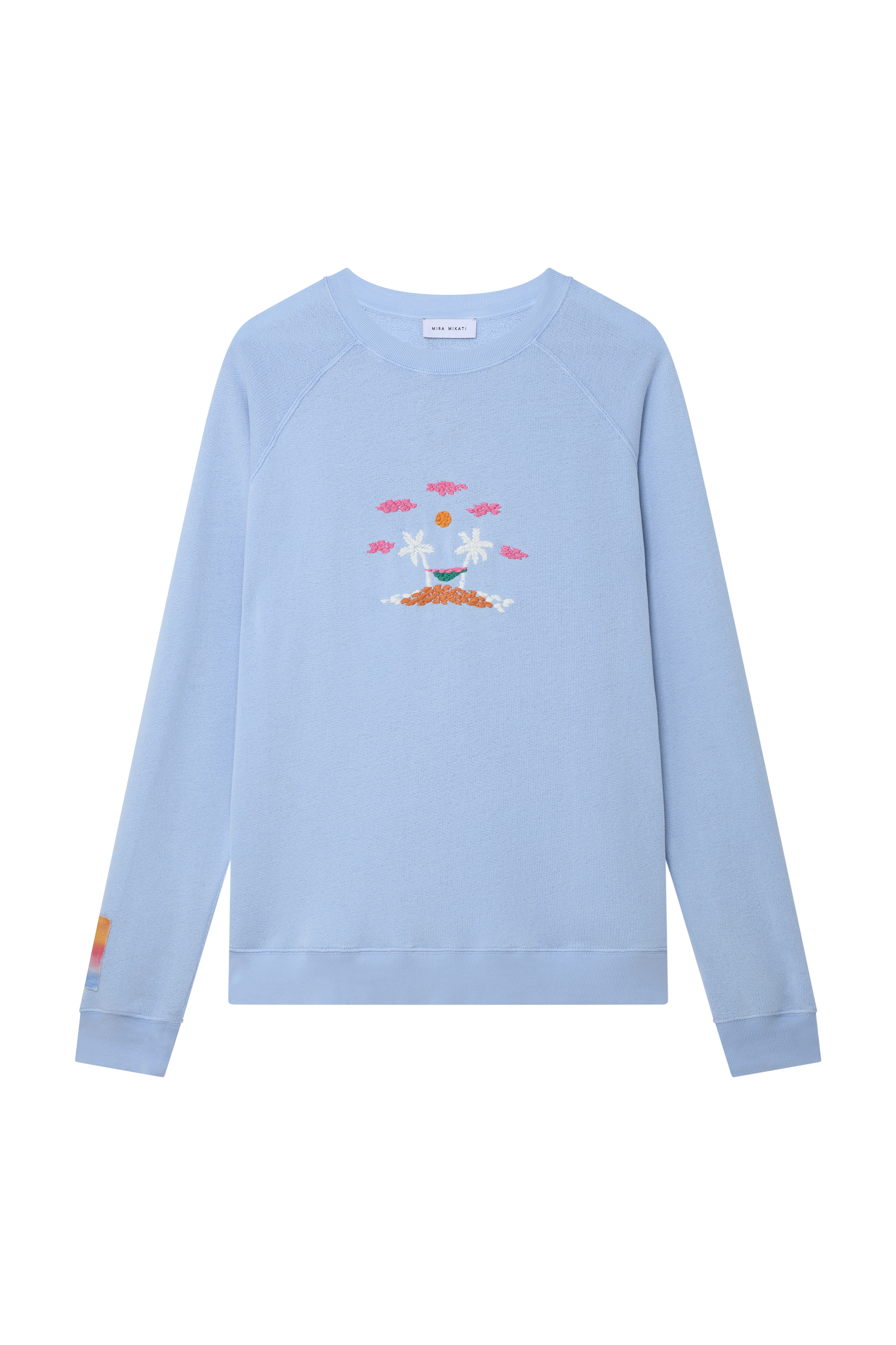 Embroidered Raglan Sweater 