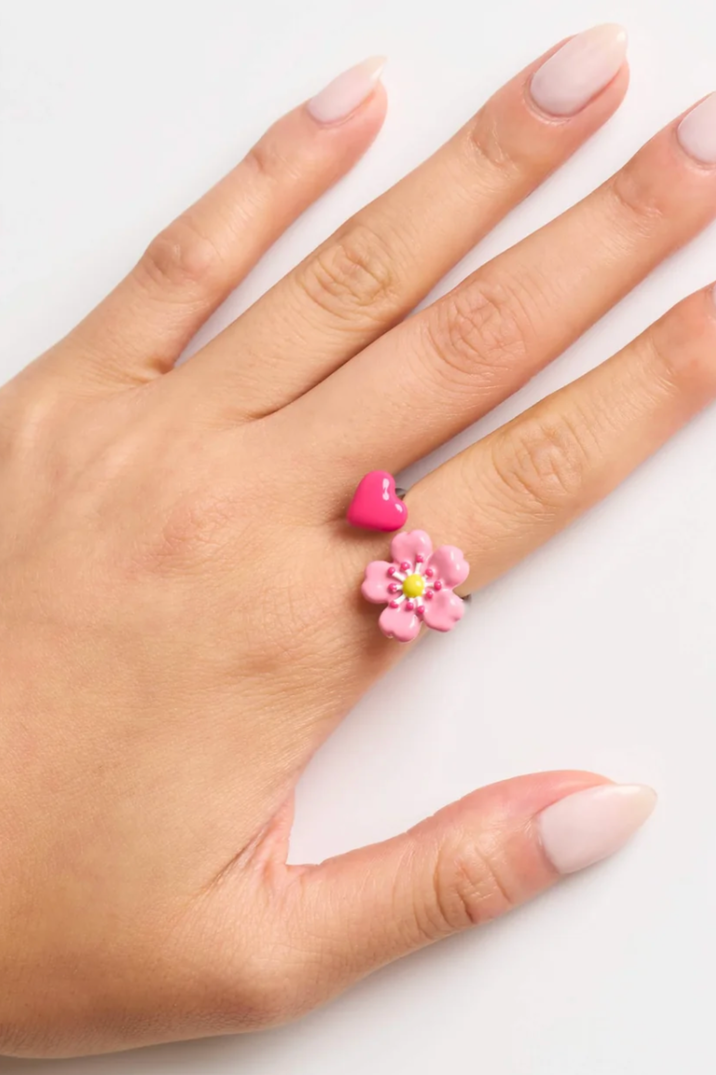 Poubel Fleur Rose Spacer Ring