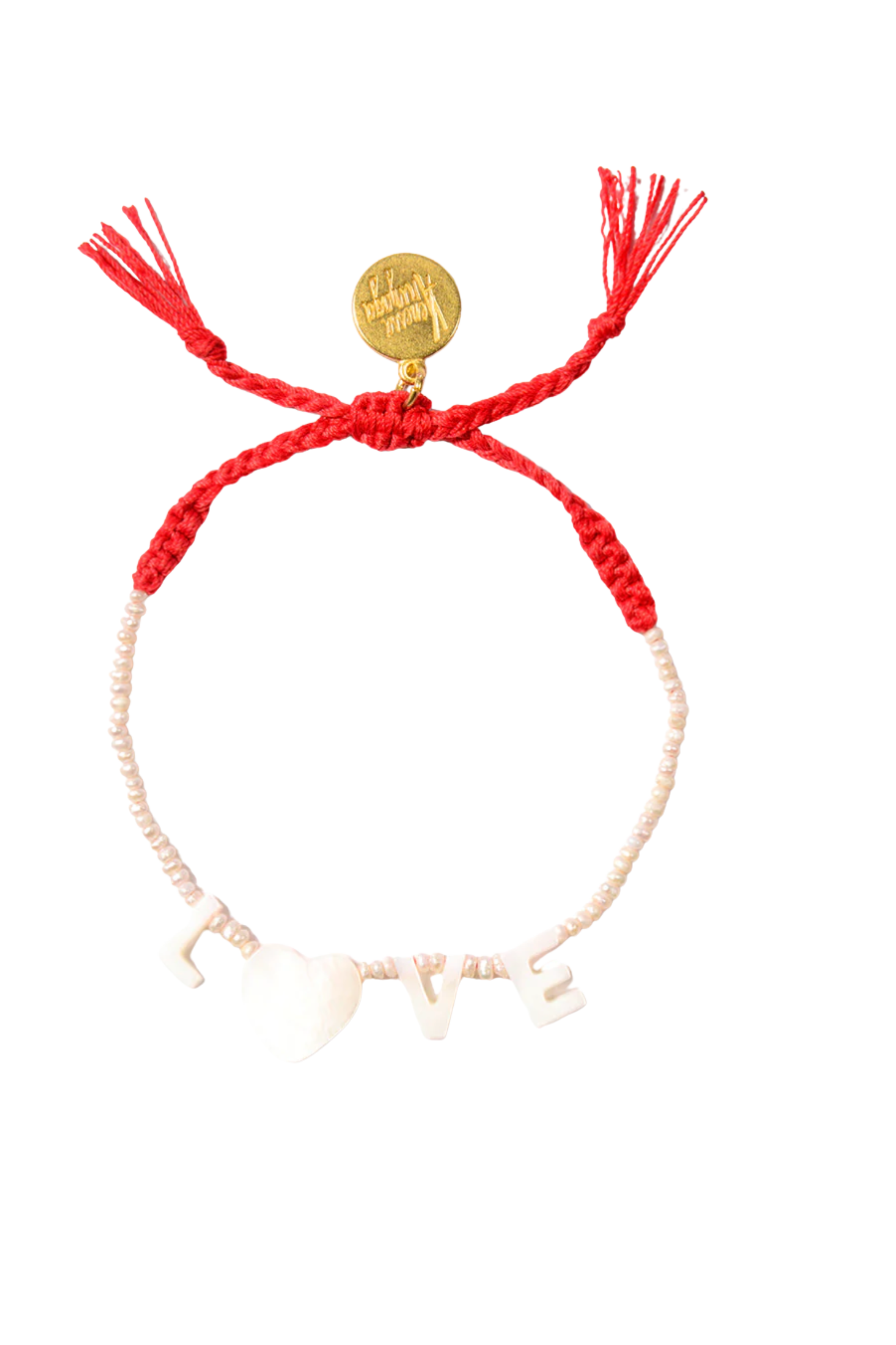 Venessa Arizaga Pearly Shores (Love Heart) Bracelet