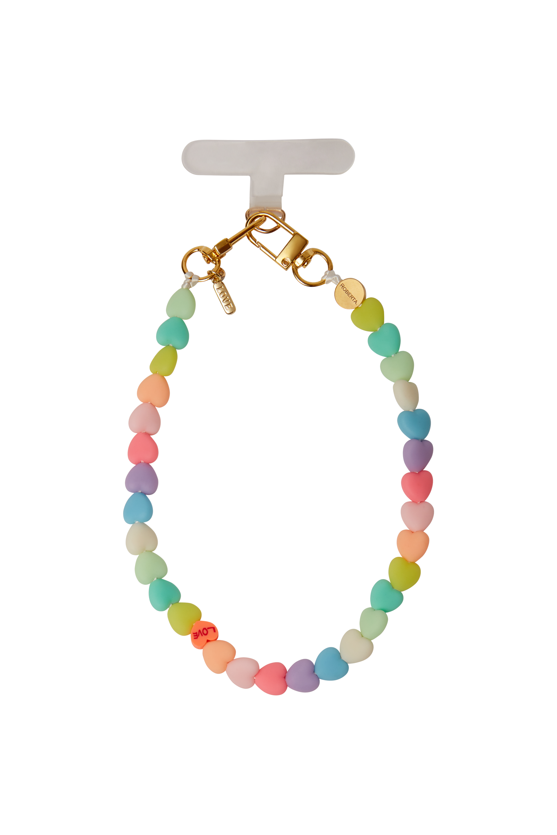 Online Exclusive: Roberta Tiny Hearts Phone Strap