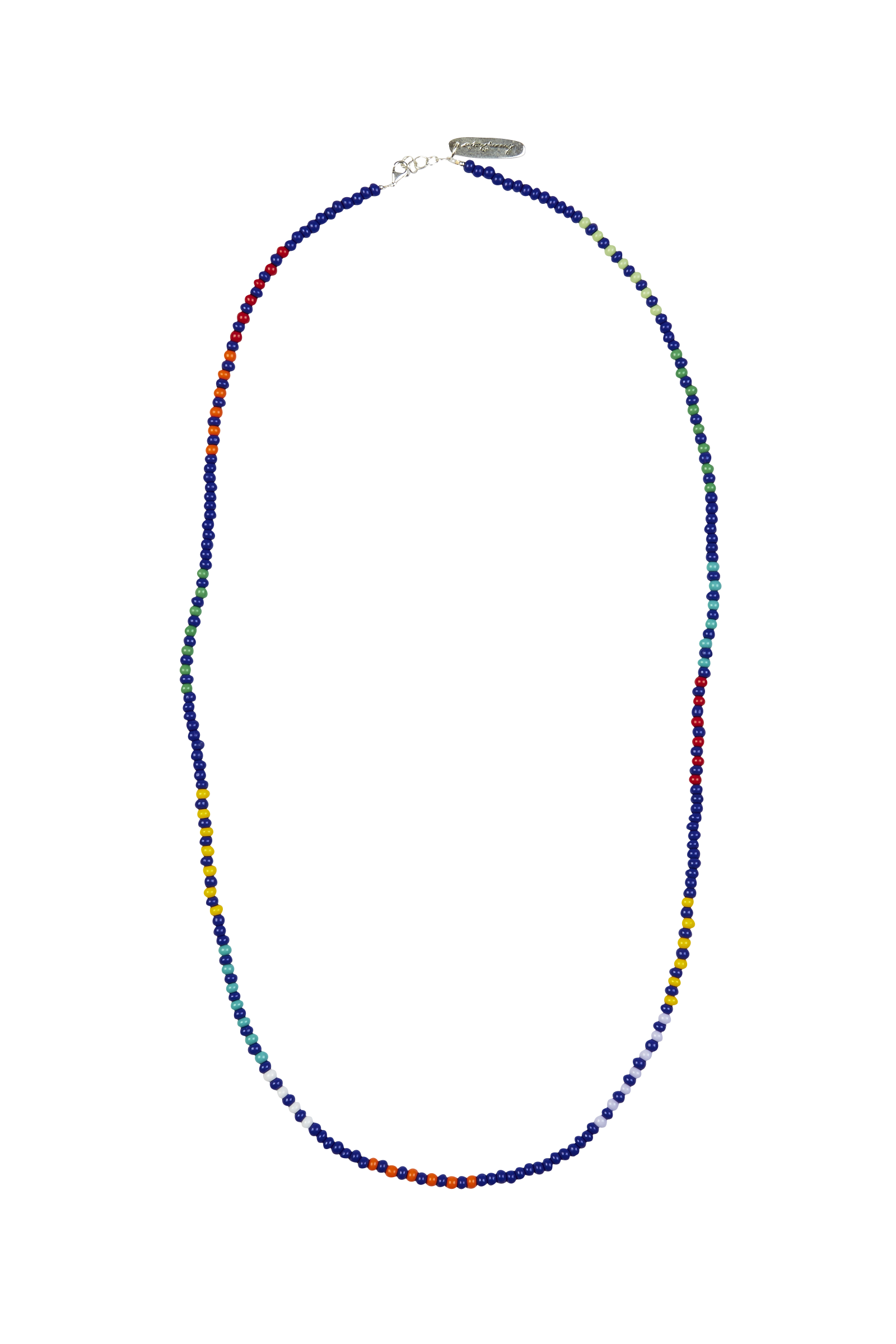 Bunny Shapiro Beaded Blue Necklace