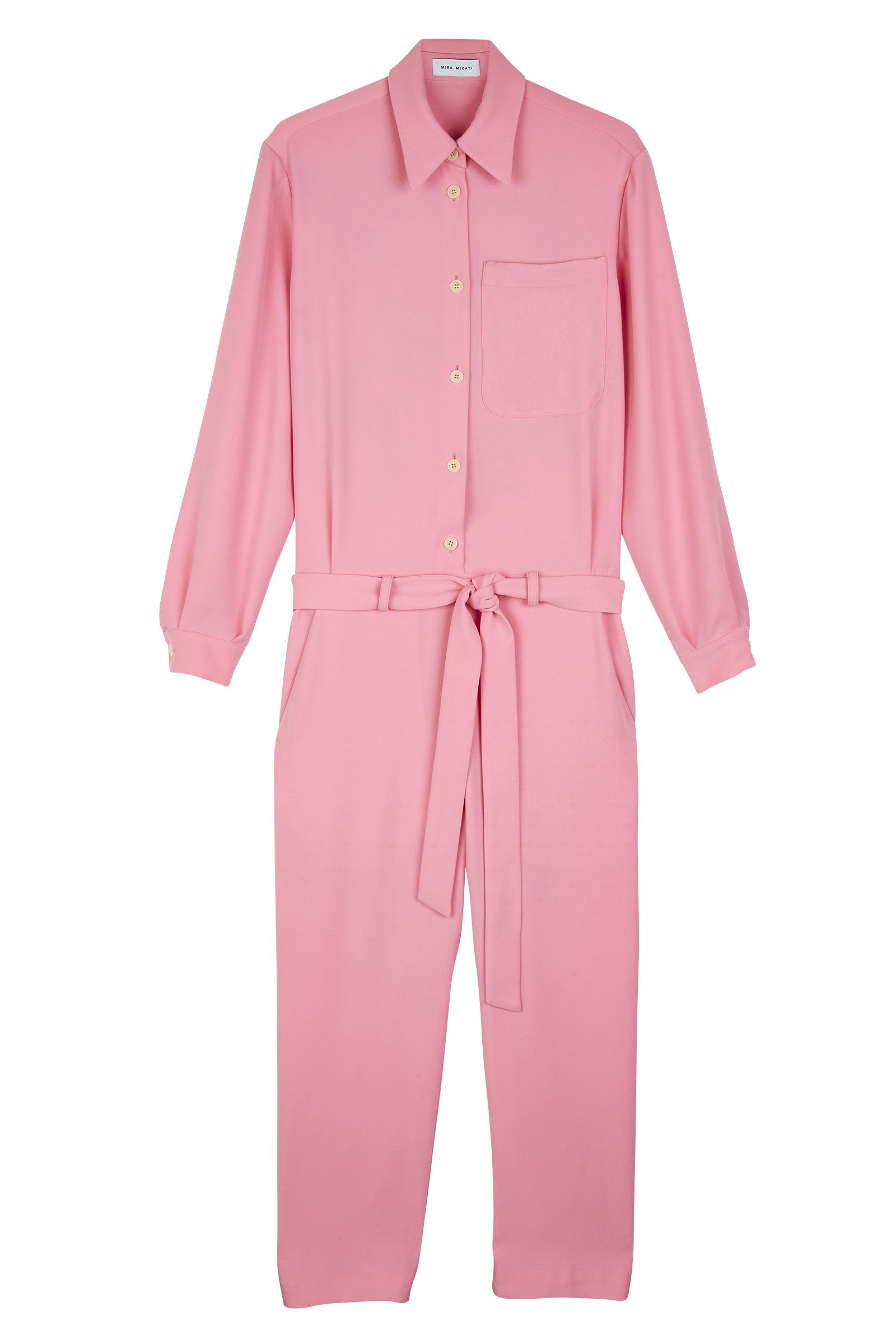 Embroidered Mesh Back Jumpsuit